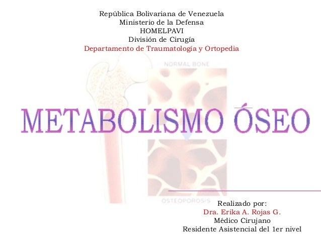 metabolismo oseo